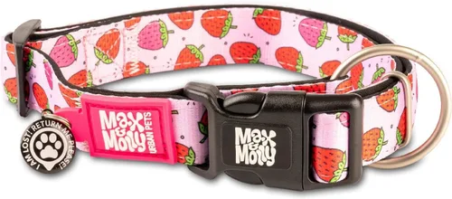 Miniatura 22 de Max & Molly Urban Pets Smart ID - Collar para perro con etiqueta de seguridad QR Gotcha! para mascotas y perfil de mascota personalizado, neopreno