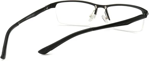 Miniatura 4 de Gafas de lectura bifocales fotocrómicas de transición para hombres, de aluminio, magnesio, cuadradas, protección UV, lectores, 0~+4.00
