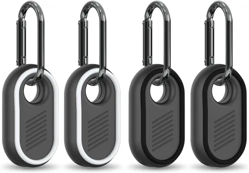 Miniatura 10 de Paquete de 4 fundas compatibles con Samsung Galaxy SmartTag2, resistentes fundas de silicona suave antideslizante para Galaxy Smart Tag 2
