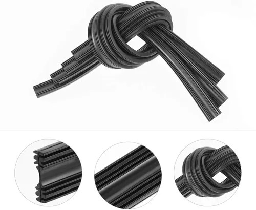 Miniatura 2 de 5 pares de tiras adhesivas universales de goma para limpiaparabrisas sin hueso, repuestos para limpiaparabrisas sin marco, recambios universales