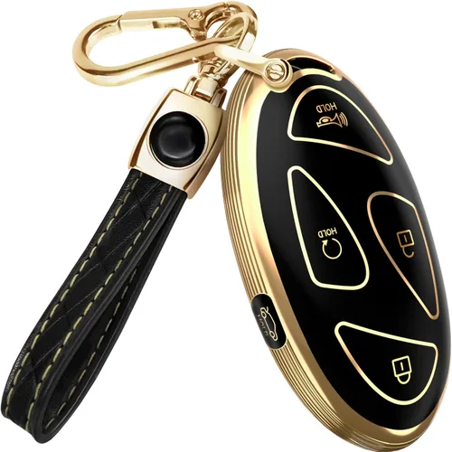 Miniatura 17 de Lucrum Compatible con funda para llavero Hyundai y llavero de cuero, funda para llavero para Santa Fe, Sonata, Tucson, Grandeur, Ioniq 5, Palisade
