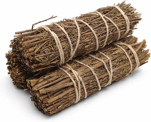 Miniatura 7 de Ancient Veda Manojos de salvia negra de 4 pulgadas con guía de inicio, salvia floral orgánica para limpieza del hogar, paquete grande de palos