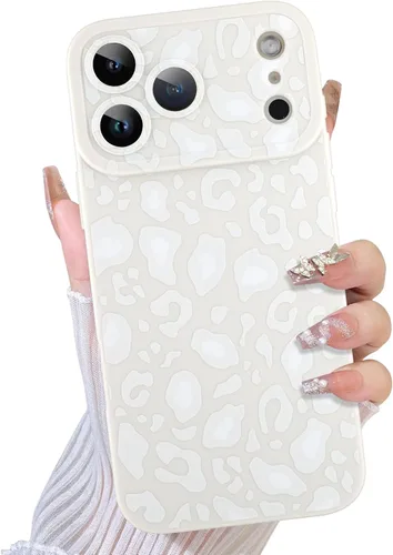 Miniatura 48 de TEAUGHT Compatible con iPhone 11 Funda con patrón lindo estampado de leopardo negro guepardo + protector de pantalla a prueba de golpes, funda