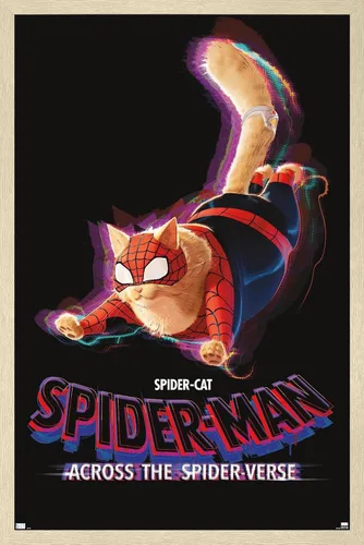 Miniatura 6 de Marvel Spider-Man: Across The Spider-Verse - Póster de pared de una hoja de Spider-Cat, 22.4 pulgadas de largo x 14.7 pulgadas de ancho, paquete
