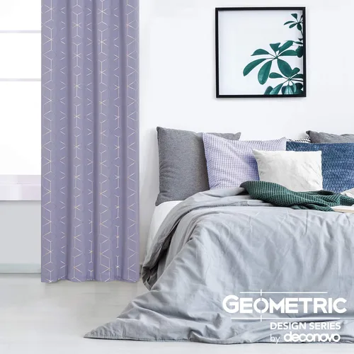 Miniatura 30 de Deconovo Cortinas opacas, aislamiento térmico y reducción de ruido, estampado de lámina de diamante – ojales en la parte superior, 2 paneles, Negro