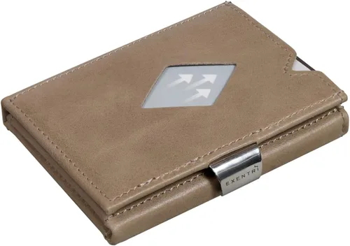 Miniatura 2 de Multiwallet con protección RFID con tarjetero con cierre a presión, Camello, Billetera triple
