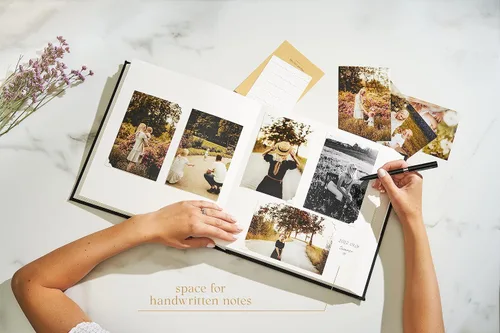 Miniatura 4 de Álbum de recortes prémium para fotos de familiares, amigos, graduación, baby shower y boda, 100 páginas para varios tamaños, 4 x 6, 5 x 7, 6 x 8, 8