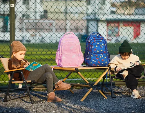 Miniatura 7 de CLUCI Mochila infantil para niños y niñas, mochila para preescolar con correa ajustable, 12L, 04-rosa, Classic