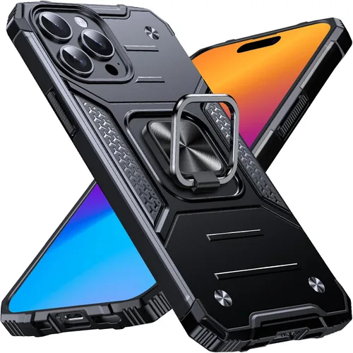 Miniatura 97 de Anqrp Funda resistente para iPhone 6/7/8/SE/SE2 con soporte de anillo mejorado y agarre, grado militar, a prueba de golpes, resistente y robusta