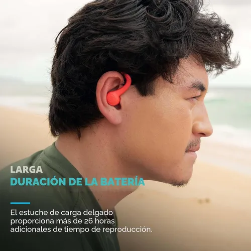 Miniatura 3 de JLab Go Sport+ - Auriculares inalámbricos de entrenamiento con llamadas claras C3, diseño deportivo de gancho seguro, tiempo de reproducción