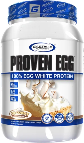 Miniatura 9 de Gaspari Nutrition Proven Egg, 100% Proteína de Clara de Huevo, 25g de Proteína, Apto para Keto, Libre de Lácteos y Lactosa, Libre de Soja