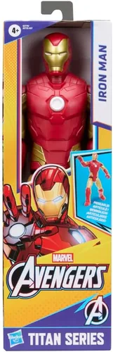 Miniatura 2 de AVENGERS Marvel Titan Series Iron Man - Figura de acción de 11.5 pulgadas (11.5 in), figuras de superhéroes y juguetes para niños, a partir de 4 años