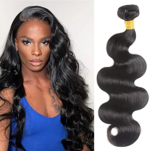 Miniatura 20 de Extensiones de cabello humano ondulado rubio 613 de 12 pulgadas, 100% sin procesar, grado 14A, cabello humano virgen brasileño sin procesar, 1
