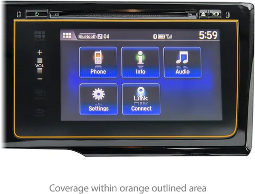 Miniatura 2 de BoxWave Protector de pantalla compatible con Honda 2015 Fit EX panel frontal – ClearTouch Crystal (paquete de 2), película HD Skin – Escudos