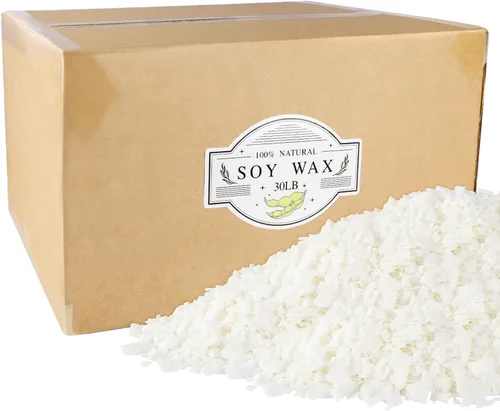Miniatura 11 de Wfmolcand Suministros para hacer velas de cera de soja natural DIY - Hojuelas de cera de soja - Hecho de granja, sin aditivos, inofensivo y puro 2