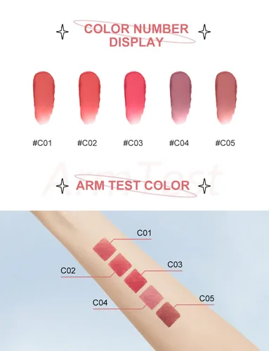 Miniatura 4 de INTO YOU Lápiz labial mate, Super Stay para mujer, tinte de labios de larga duración, impermeable, barro de labios, suave y ligero, mousse de C1