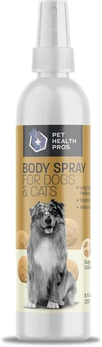 Sugar Cookie - Espray desodorizante perfumado para perros y gatos, colonia y desodorante para mascotas de larga duración, 8 onzas