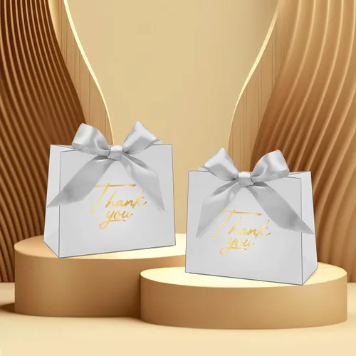 Miniatura 4 de Paquete de 30 pequeñas bolsas rojas de regalo de agradecimiento, mini bolsas de regalo, bolsas de dulces a granel con lazo rosa para Navidad, baby