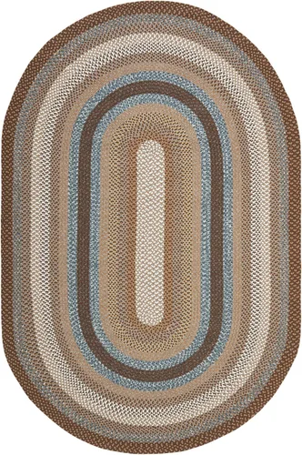 Miniatura 14 de Safavieh Braided Collection BRD313A tapete de lana hecho a mano color café, Algodón Marrón (Brown/Multi)