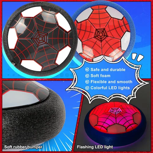 Miniatura 2 de Balón de Fútbol Flotante, Paquete de 2 - Juguetes de Fútbol de Interior para Niños, Juegos Deportivos Geniales para Niños y Niñas, Regalos