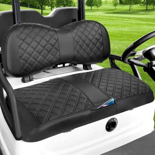 Miniatura 14 de MOSNAI Fundas de Asiento de Club Car Precedent, Fundas de Asiento de Carrito de Golf para Asiento Ordinario OEM de Club Car Precedent, Funda