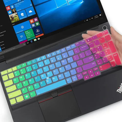 Miniatura 11 de Funda de teclado para Lenovo ThinkPad E15 Gen 4/3/2, ThinkPad L15 Gen 2/1, ThinkPad T15 T15p T15g P15s P15s P15v Gen 3/2/1, ThinkPad E580 E590 E595