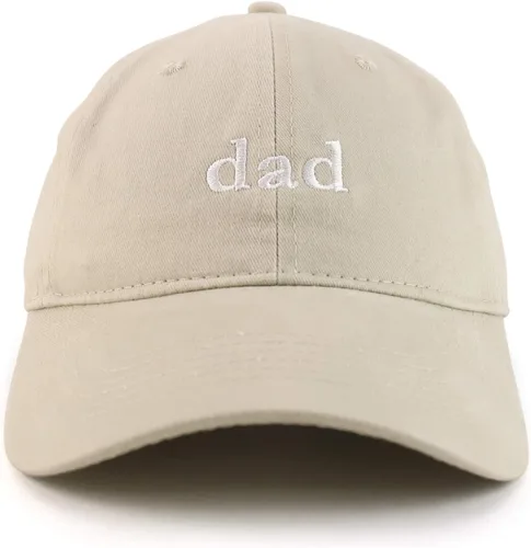 Miniatura 2 de Trendy Apparel Shop Gorra de algodón suave de perfil bajo bordado para papá