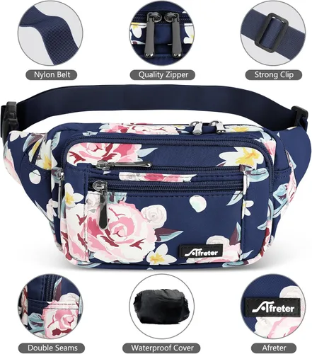 Miniatura 4 de Riñonera para hombres y mujeres, con correa ajustable para entrenamiento al aire libre, viajes, casual, correr, senderismo, ciclismo, Moda Nuevas