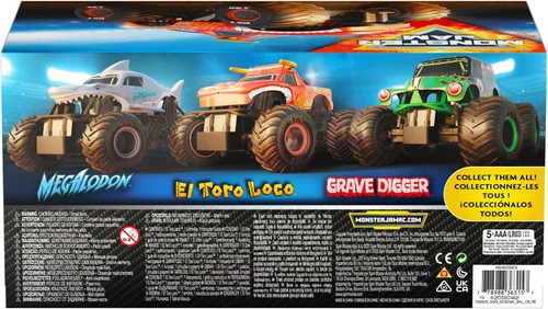 Miniatura 8 de Monster Jam, Camión monstruo oficial de El Toro Loco con control remoto para niños y niñas, escala 1:24, 2.4 GHz, juguetes para niños a partir de 4