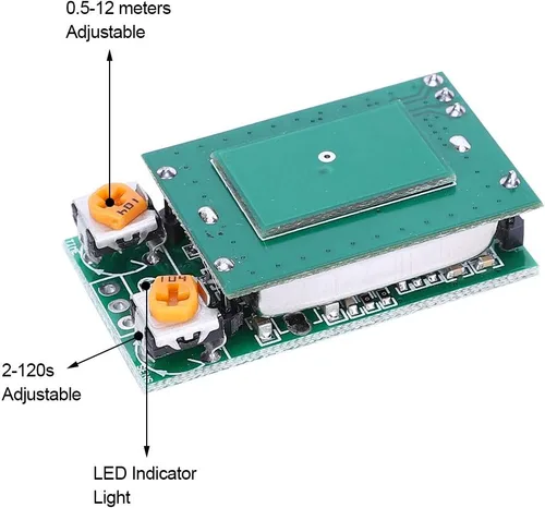 Miniatura 3 de LiebeWH Módulo 5.8GHz DC5V del interruptor del sensor de la microonda para la detección de movimiento
