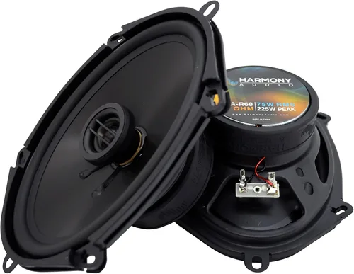Miniatura 3 de Harmony Audio Paquete compatible con Ford F-150 2004-2008 (2) HA-R68 5x7 6x8 Paquete de actualización de repuesto de altavoces de fábrica de 225 W