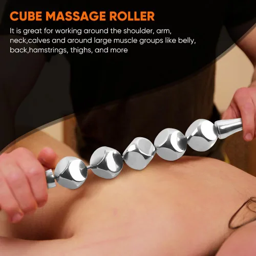 Miniatura 3 de ONUEMP 2 rodillos de masaje de acero inoxidable para esculpir el cuerpo de hielo, kit de maderoterapia Colombiana Professional, rodillo masajeador