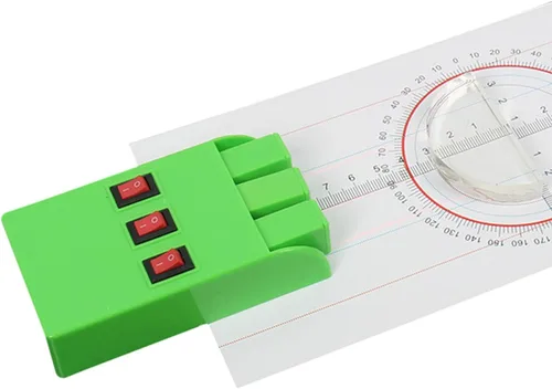 Conjunto de fuente de luz paralela de tres vías Fuente de tres canales Física Óptica Herramienta de experimento para estudiantes junior Óptica
