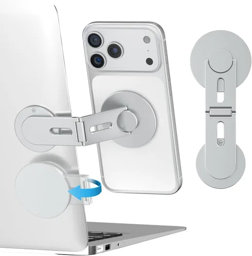 Miniatura 10 de CloudValley Soporte magnético para teléfono portátil, soporte portátil oculto plegable para iPhone 17/16/15/14/13 y todos los teléfonos, abrazadera