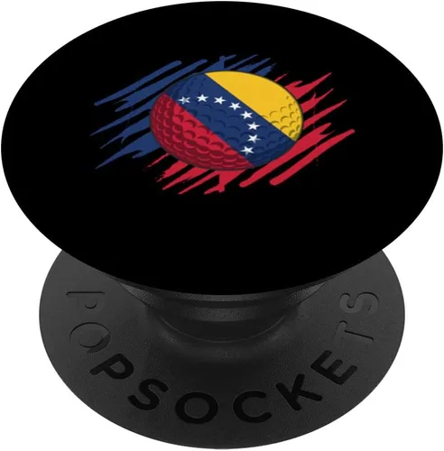 Miniatura 6 de Golf Ball With The Flag Of Venezuela PopSockets MagSafe PopGrip for iPhone