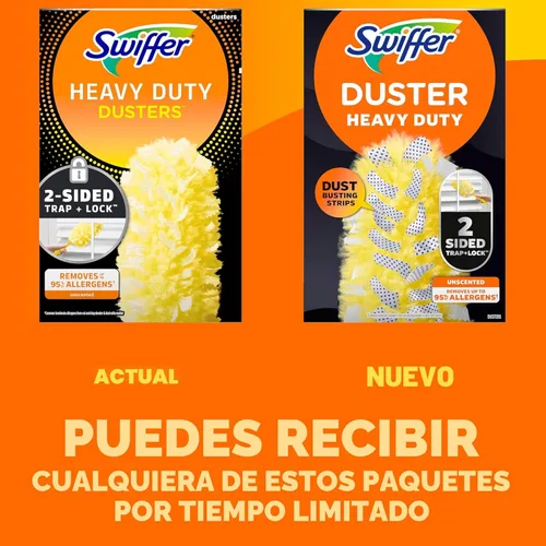 Miniatura 14 de Swiffer Plumeros de repuesto para limpieza, alternativa desechable de plumas y microfibra, para quitar el polvo de muebles, persianas, ventiladores
