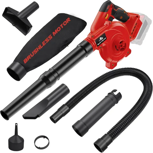 Miniatura 9 de Soplador de hojas inalámbrico para batería Dewalt de 20 V máximo, soplador de aire eléctrico para el lugar de trabajo con motor sin escobillas, 6