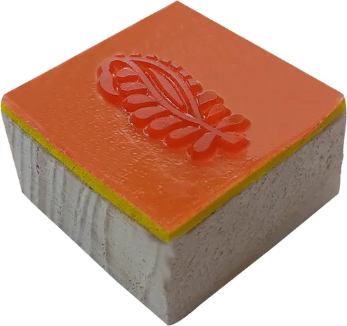 Miniatura 44 de Royal Kraft Sello de goma de madera espiral - Impresión de bloques de bricolaje en papel, tela, henna Rtag020