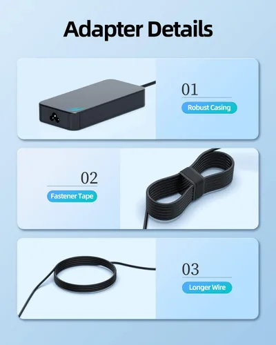 Miniatura 7 de Superer Cable de alimentación de 120 W 19.5 V apto para Sony BRAVIA TV XBR-43X800H XBR-49X800H XBR-49X800G XBR43X800H XBR49X800H XBR49X800G X800H 43