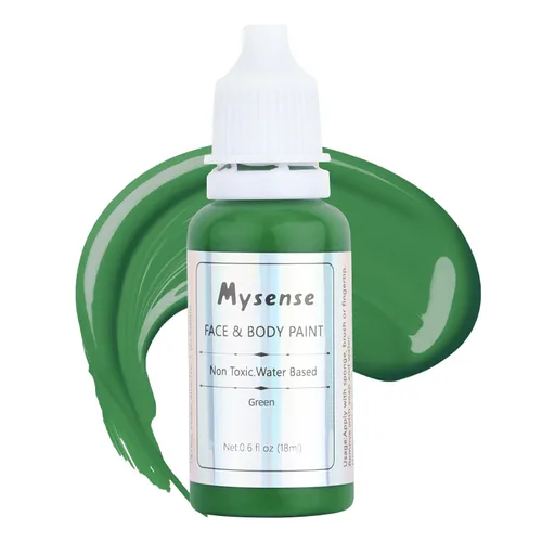 Miniatura 26 de Mysense Pintura facial corporal púrpura pastel, pintura facial lavable a base de agua, pintura corporal crema no tóxica para adultos y niños