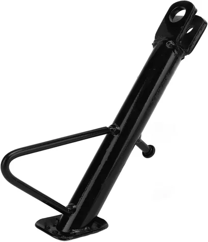 Miniatura 9 de VBESTLIFE Soporte lateral para motocicleta, soporte lateral de acero inoxidable antideslizante para estacionamiento, estructura estable triangular