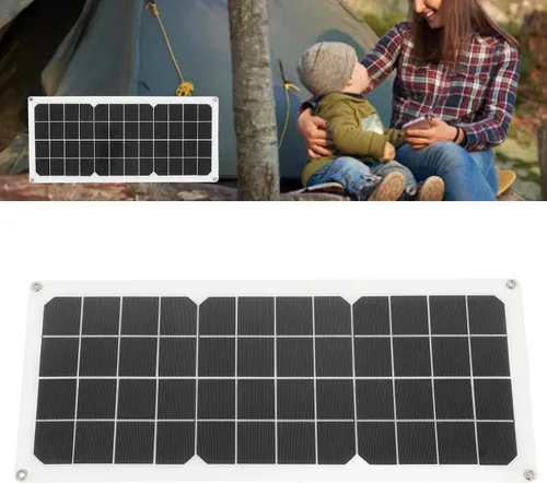 Miniatura 5 de Panel solar de 10W 12V, alta eficiencia de conversión, panel solar portátil de silicio monocristalino, cargador de panel solar de protección contra