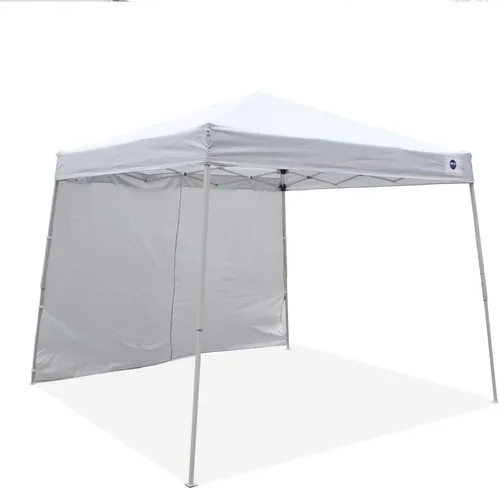 Miniatura 8 de Impact Canopy Carpa Desplegable con Patas Inclinadas de 10 x 10 Pies, Caqui - Sin Pared Lateral