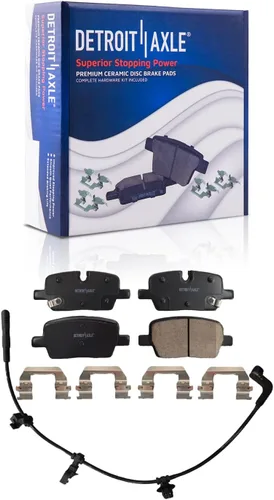 Miniatura 27 de Detroit Axle - Kit de frenos TRASEROS para Dodge Ram 1500 1994-1999 Tambores de freno Zapatas de frenos semimetálicas 1995 1996 1997 1998 Repuesto