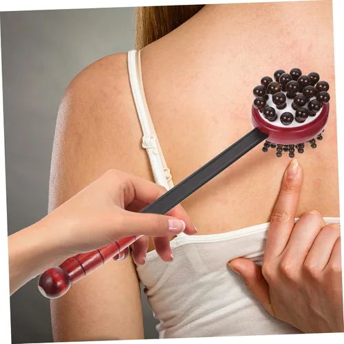 Miniatura 9 de HEALLILY Martillo de masaje flexible - Dispositivo de mano para aliviar el cuello y los hombros - Masajeador portátil para aliviar el estrés