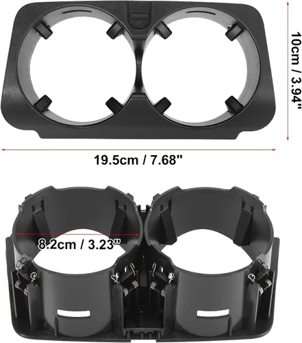 Miniatura 3 de X AUTOHAUX Soporte de taza de consola central de coche A2056800691 2056800691 para Mercedes-Benz C180 C200 C300 C350 C400