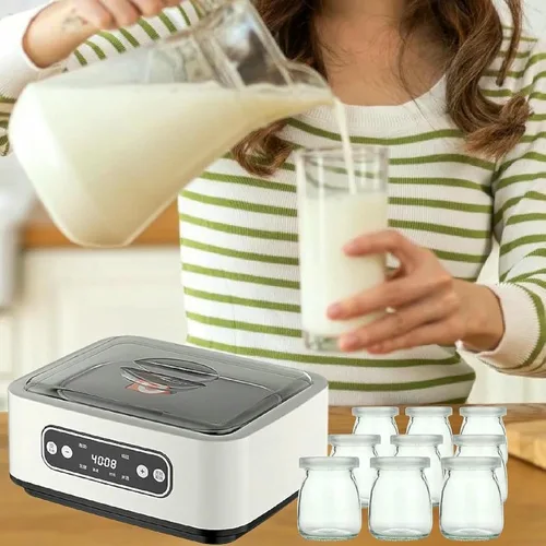 Miniatura 3 de Máquina de fermentación del fabricante del yogur, yogur casero de poco ruido de DIY, calefacción profesional de la temperatura constante multifunción