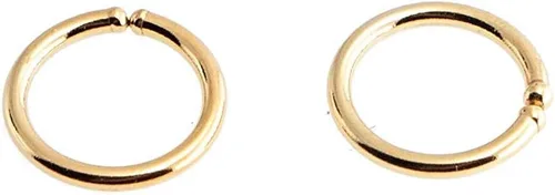 Miniatura 68 de Aretes de aro dorados y plateados para cartílago, nariz, tabique, oreja, hélix, tragus, joyería para mujer, hipoalergénicos, pequeños aros