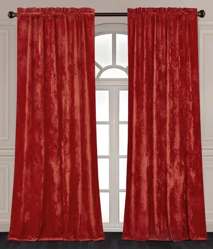 Miniatura 15 de Chezmoi Collection Lux - Juego de 2 paneles de cortinas de terciopelo triturado beige, 72 pulgadas de largo, para oscurecer la habitación, cortinas