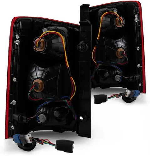 Miniatura 2 de KarParts360 Par de luces traseras piloto Honda 2009-2015, lado del conductor y del pasajero con bombillas para HO2800174 HO2801174 33550-SZA-A01